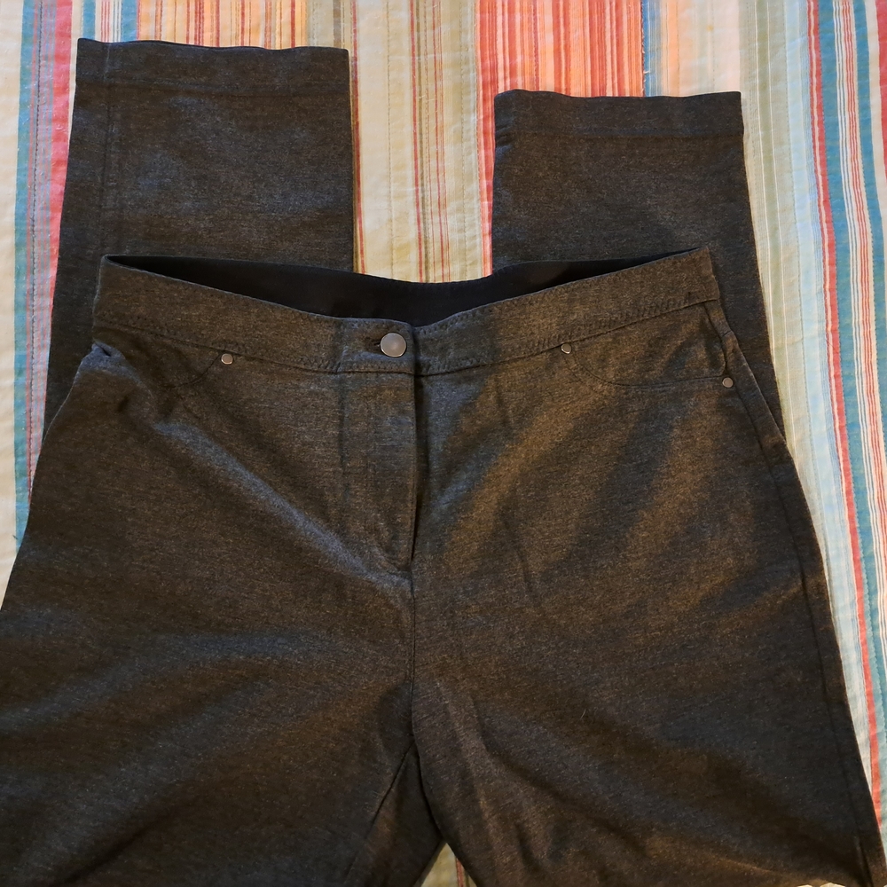 Chico's Charcoal Gray Trousers